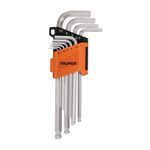 Juego de 10 Llaves Allen Largas Punta de Bola