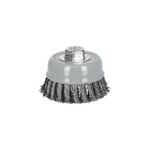 Copa de Cepillo 4 Plg de Alambre Trenzado Grueso