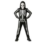 Disfraz de Esqueleto Infantil con Máscara Talla M