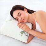 Almohada de Memoria con Cobertor de Bambú