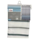 Cortina de Baño de Rayas con Ganchos