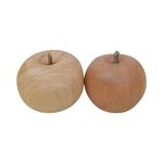 Figura Decorativa de Manzana en Madera - San Diego
