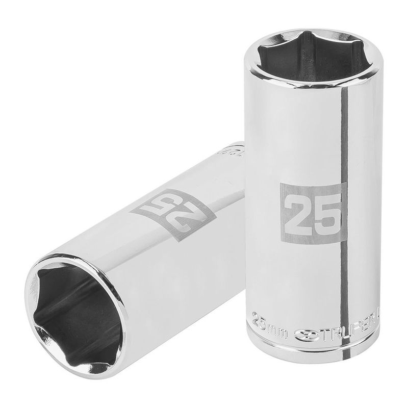 Dado Largo de 25 Mm con Raíz de 1/2 plg