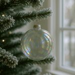 Set de 9 Esferas Iridiscentes de Vidrio