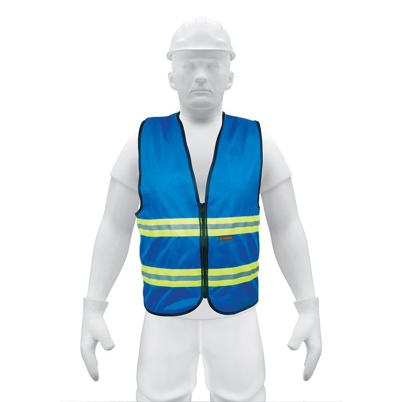 Chaleco de Seguridad Azul de Alta Visibilidad