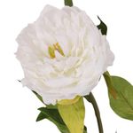 Peonía Blanca Artificial para Decoración