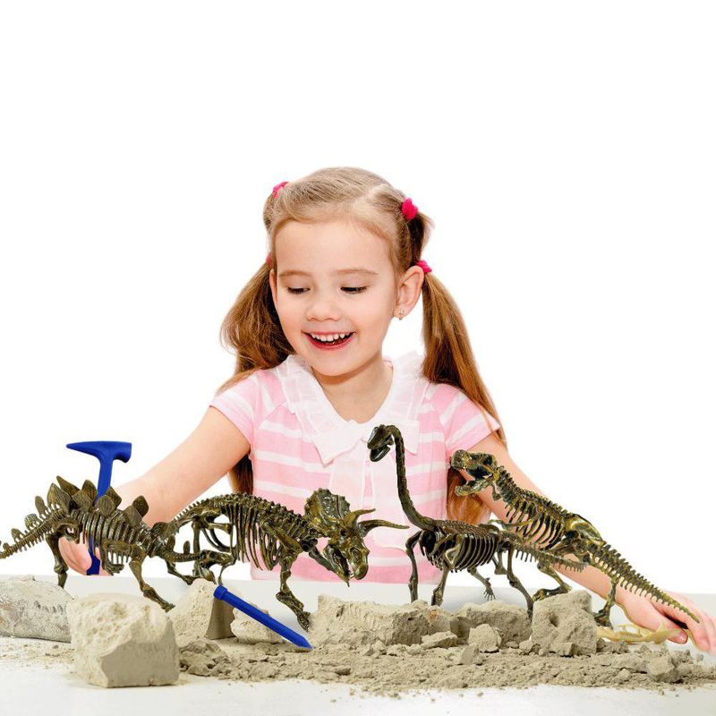 Kit de excavación de fósiles 4 en 1 de Science4Yo