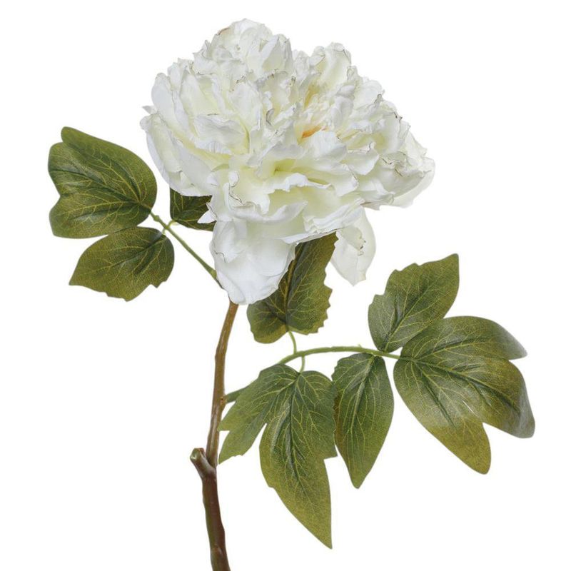 Peonía Artificial Blanca