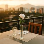 Rosa Artificial Blanca