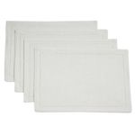 Set de 4 Individuales Color Crema