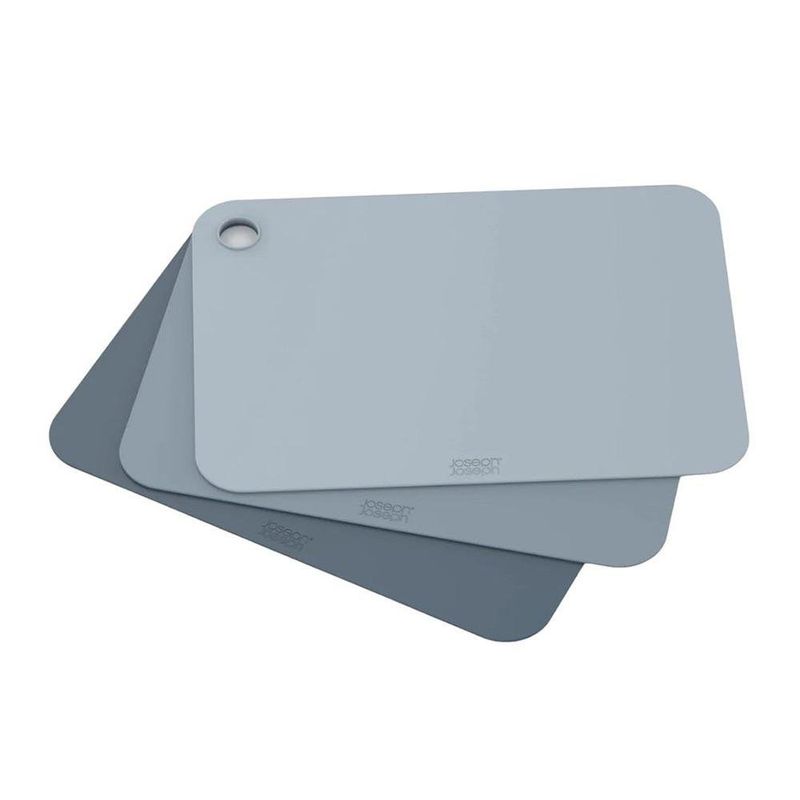 Set de 3 Tablas Flexibles para Cortar en Tonos Azules