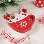 Placa de Pared con Diseño de Taza de Chocolate