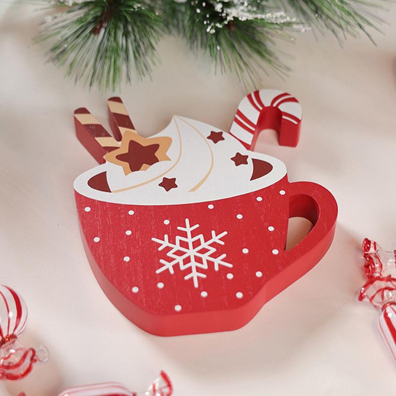 Placa de Pared con Diseño de Taza de Chocolate