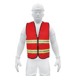 Chaleco de Seguridad Rojo Alta Visibilidad