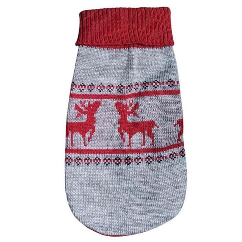Suéter Tejido de Reno para Perro Xxs
