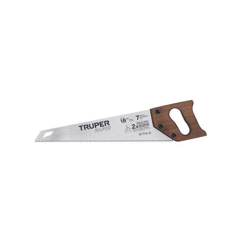 Serrucho Rapid de 18 Plg con Mango de Madera