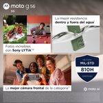 Celular Moto G56 5G 256 GB 8 GB RAM Color Gris de 6.72 Plg
