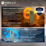 Celular Moto G56 5G 256 GB 8 GB RAM Color Gris de 6.72 Plg
