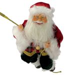 Santa Claus Colgante Trepando con Cuerda Decorativa