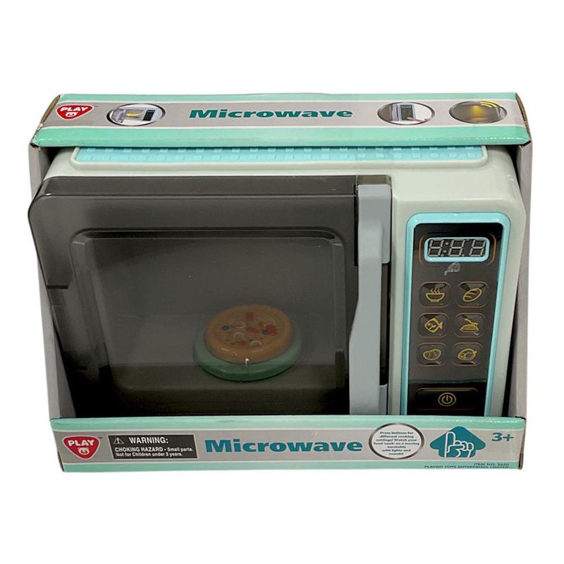 Microondas de Juguete My Kitchen con Luces, Sonidos y Plato Giratorio