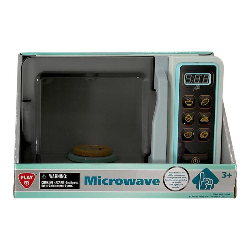 Microondas de Juguete My Kitchen con Luces, Sonidos y Plato Giratorio