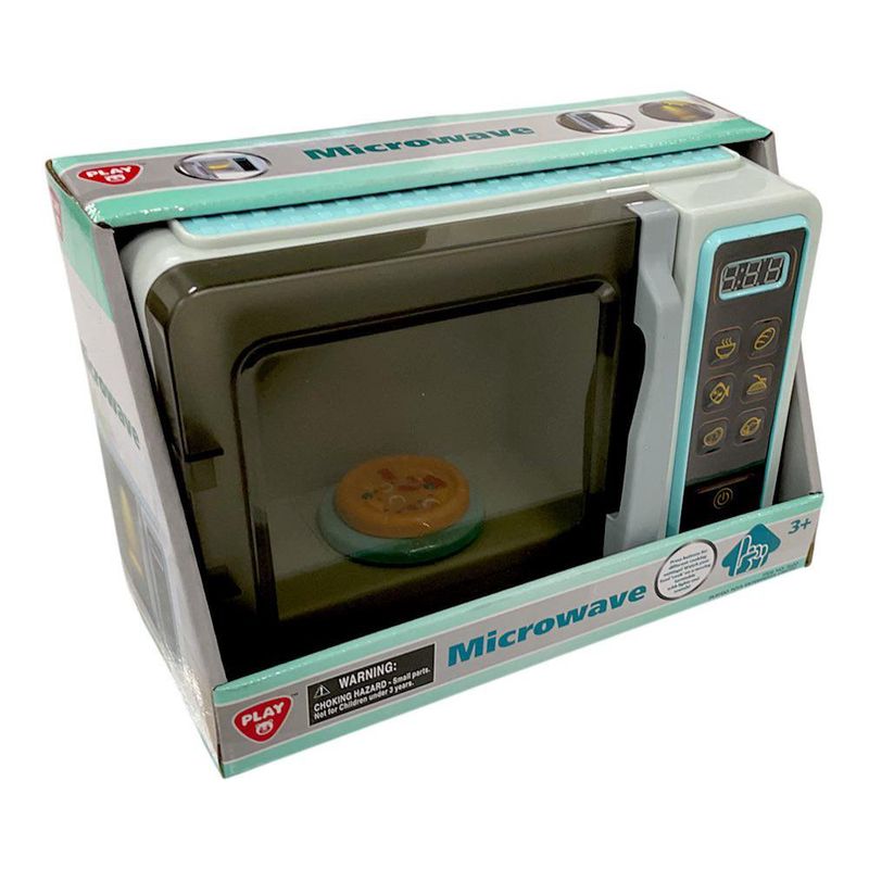 Microondas de Juguete My Kitchen con Luces, Sonidos y Plato Giratorio
