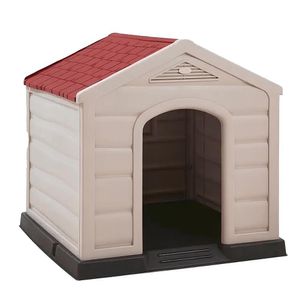 Casa de Plástico para Perro Diseño Techo de Teja