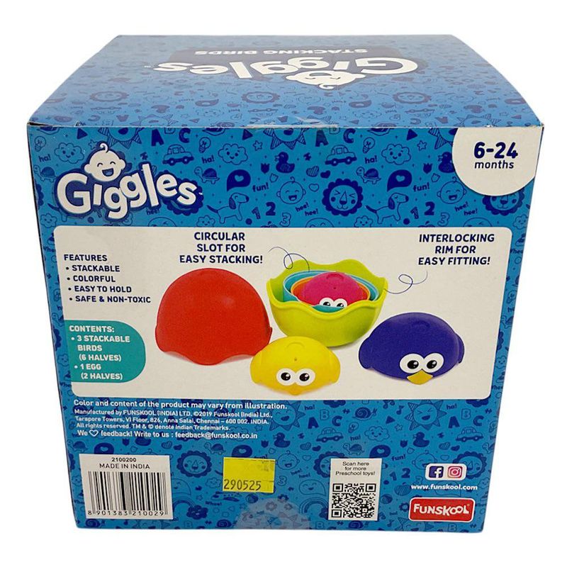 Juguete de Pájaros Apilables