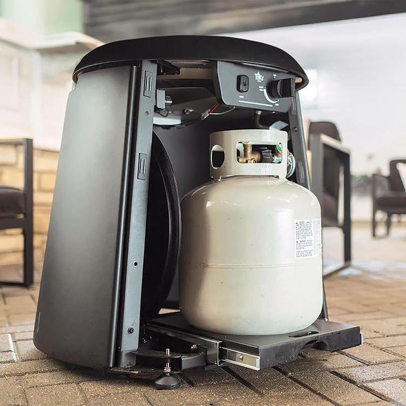 Calentador de Acero con Gas Propano