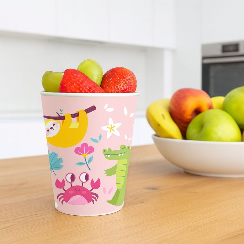 Vasito Infantil 10 Oz para Chicas de Animalitos