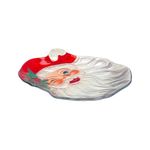 Plato Decorativo con Diseño de Santa