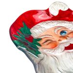 Plato Decorativo con Diseño de Santa