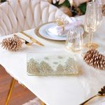 Plato Decorativo Cuadrado de Diseño Elegante