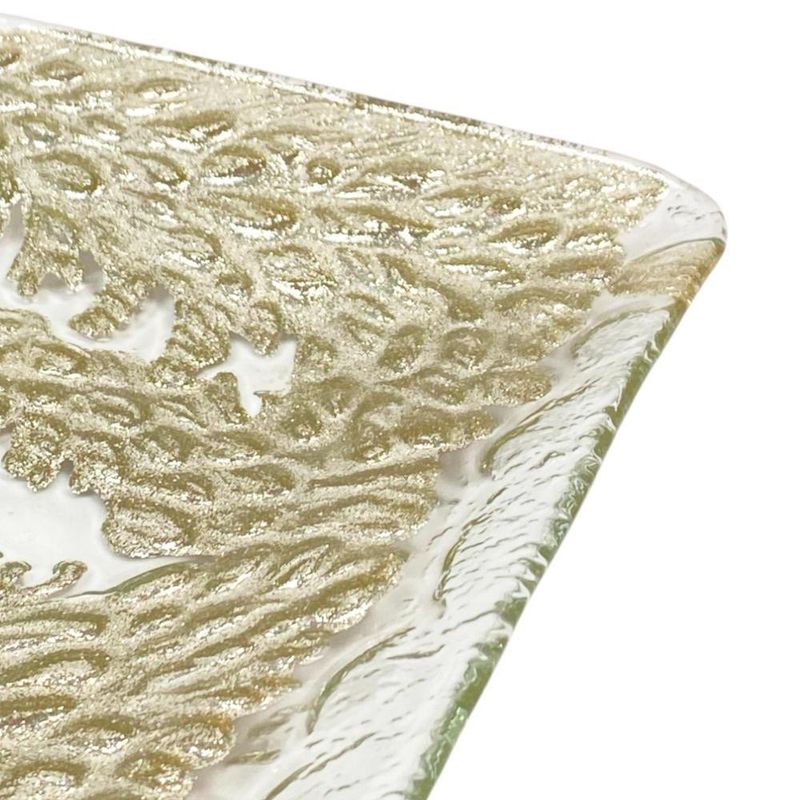 Plato Decorativo Cuadrado de Diseño Elegante