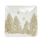 Plato Decorativo Cuadrado de Diseño Elegante