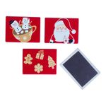 Set de Magnetos Navideños Decorativos con Diseños Variados