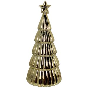 Mini Árbol Dorado Navideño Decorativo de Mesa