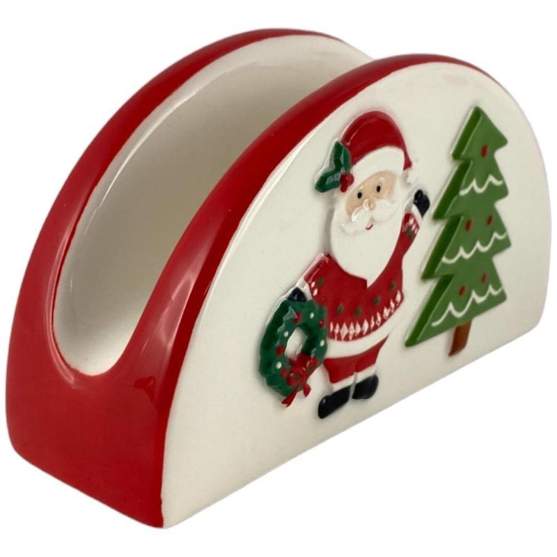 Servilletero Santa Claus Festivo