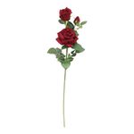Ramo Decorativo con 3 Rosas Velvet Rojas
