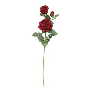 Ramo Decorativo con 3 Rosas Velvet Rojas