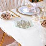 Plato de Mesa Decorativo en Estilo Navideño