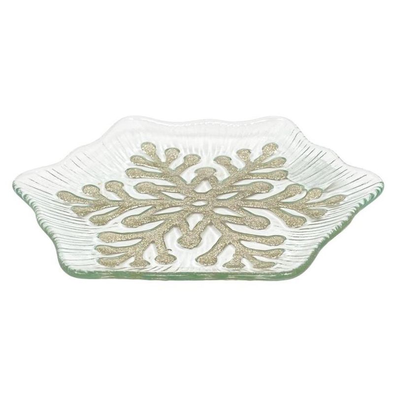 Plato de Mesa Decorativo en Estilo Navideño