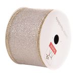 Listón Decorativo de Estilo Navideño Gris