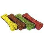 Hueso de Carnaza Multicolores para Perro 4 Unidades