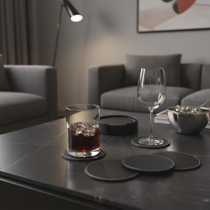 Set de 6 Portavasos Circulares