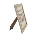 Portarretrato Beige con Toque Dorado 31 x 25 cm