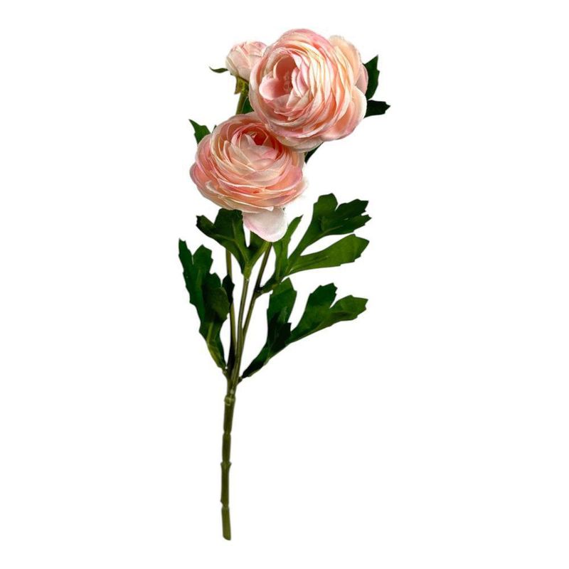 Flor Decorativa Ranúnculo Color Coral