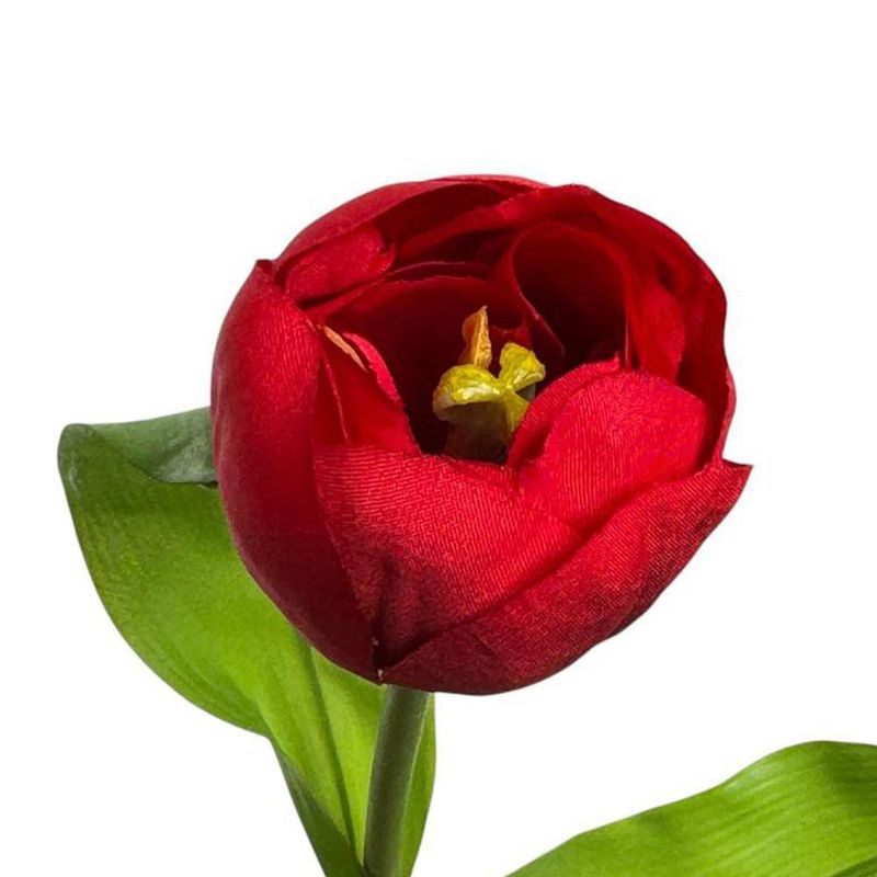 Flor Decorativa Tulipán Rojo