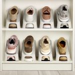 Set De 2 Organizadores Para Zapatos Gris