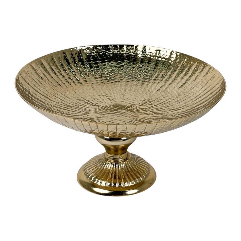 Base Decorativa en Aluminio Dorado